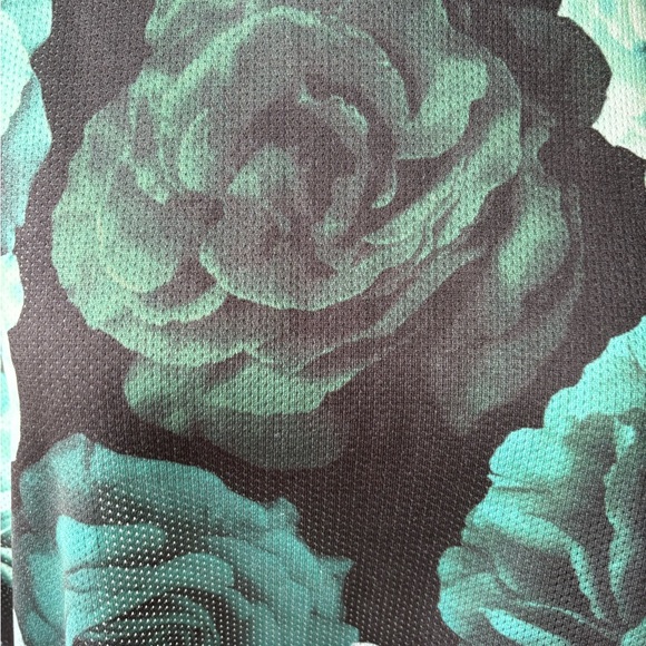 H&M Divided Floral Print Mesh Shirt Jersey Men's Medium - Picture 2 of 4